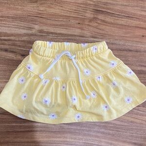 Cat & Jack Yellow Floral Skort